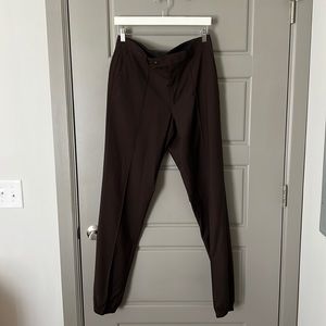 asos cinched ankle dress pants